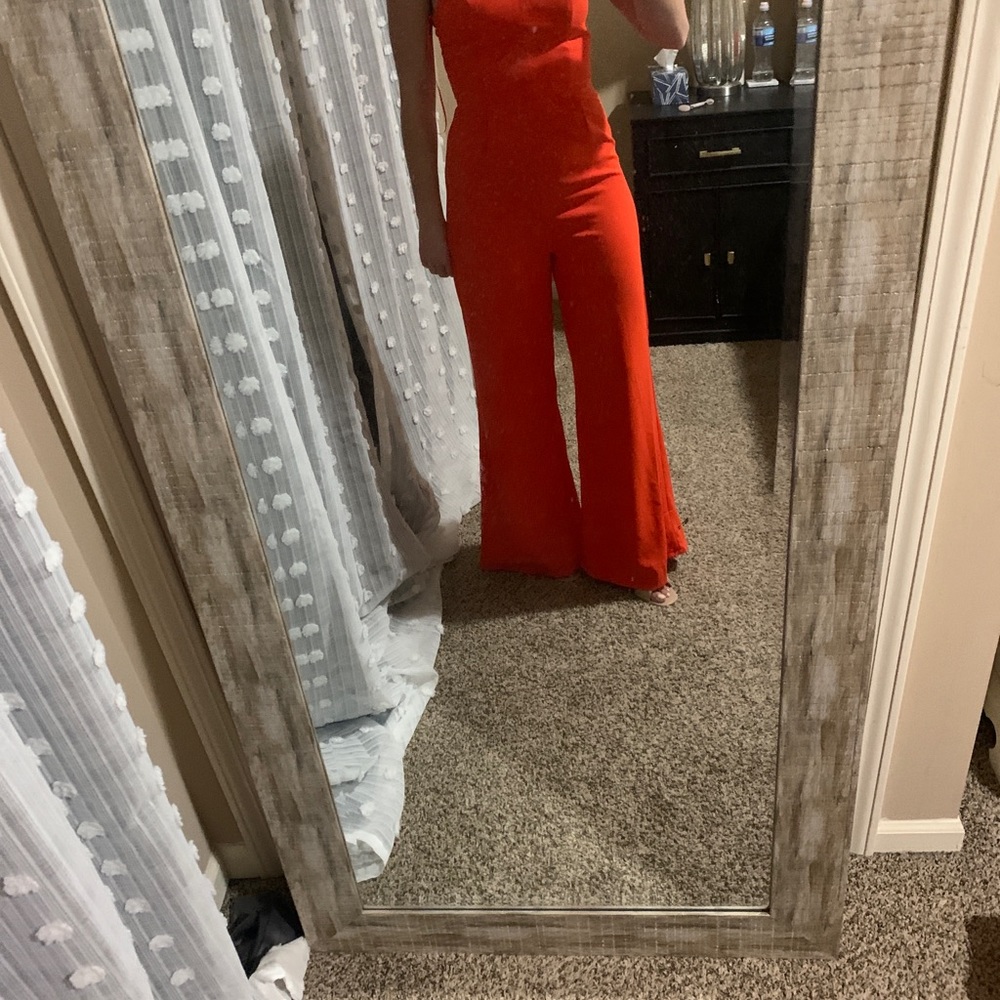 Sugar Lips orange jumpsuit